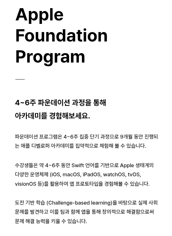 foundation-program-summary